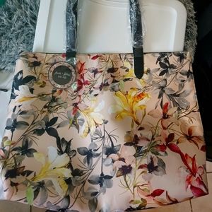 Cute floral tote bag